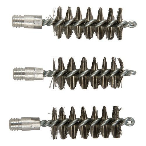 Zestaw 12 szczotek stalowych do czyszczenia lufy strzelby 12 GA, idealny do usuwania ołowiu i zanieczyszczeń, dostępny w korzystnych pakietach.