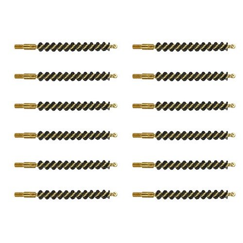 Superagresywna szczotka nylonowa skutecznie usuwa uporczywe osady w lufie. Wytrzymałe włosie jest bezpieczne dla gwintów i nie ulega zniszczeniu przy użyciu rozpuszczalników.