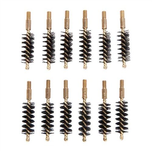 Super agresywna szczotka nylonowa skutecznie usuwa uporczywe osady w lufie, jest bezpieczna dla bruzd i gładkich powierzchni, a jej mosiężny trzonek zapobiega zarysowaniom.