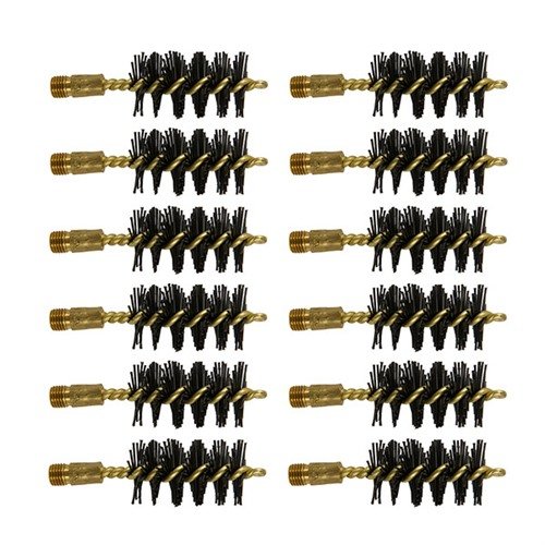 Superagresywna szczotka nylonowa skutecznie usuwa uporczywe osady w lufie, a jej mocne włosie jest bezpieczne dla gwintów i gładkich powierzchni.