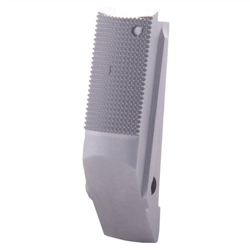 Mainspring housing 1911 Bobtail Ed Brown zmniejsza objętość, eliminując ostre krawędzie, co poprawia komfort noszenia broni i nie wpływa na jej wydajność.