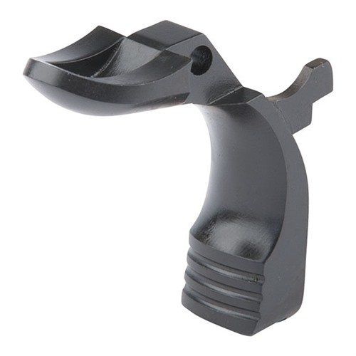 Beavertail grip safety Ed Brown do 1911, precyzyjnie wykonany, z trzema rowkami dla lepszego chwytu i kontroli odrzutu. Pasuje tylko do ram Series 70.