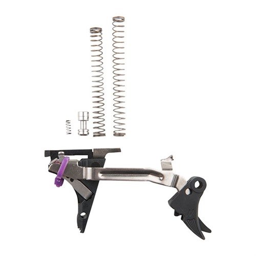 Zestaw FULCRUM DROP-IN do GLOCK® Gen 4 oferuje gładki spust, krótki reset oraz pełną regulację, zapewniając doskonałą kontrolę i niezawodność.