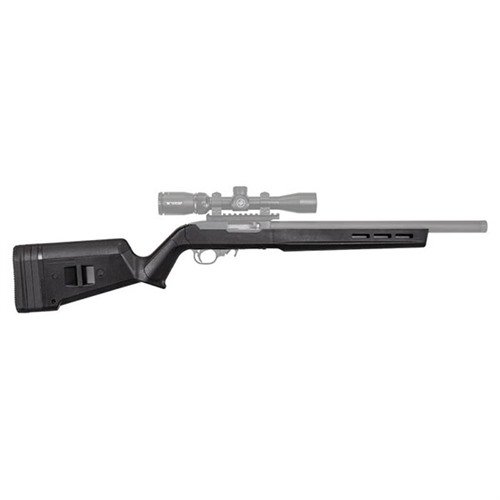 Regulowany chwyt MAGPUL Hunter X-22 do Ruger 10/22 zapewnia ergonomię, trwałość, łatwy montaż oraz możliwość dostosowania długości i wysokości kolby.