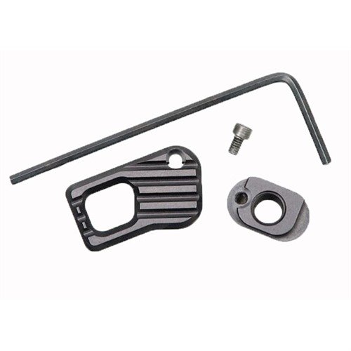 BAD-EMMR to lekki, modułowy przycisk zwalniania magazynków, wykonany z aluminium 7075-T6, oferujący doskonałą ergonomię i estetykę w jednym.