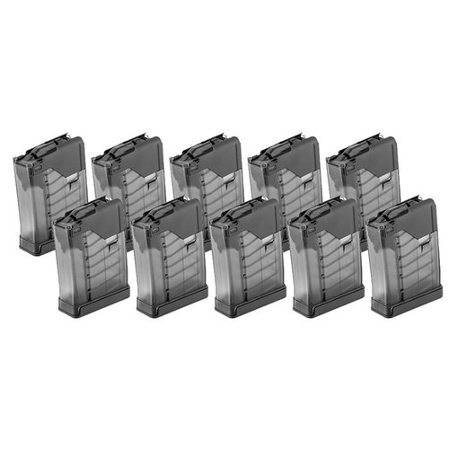 L5AWM to hybrydowy magazynek 5.56, łączący niezawodność stali, trwałość polimeru i lekkość aluminium, idealny do M4/M16/AR i innych systemów.