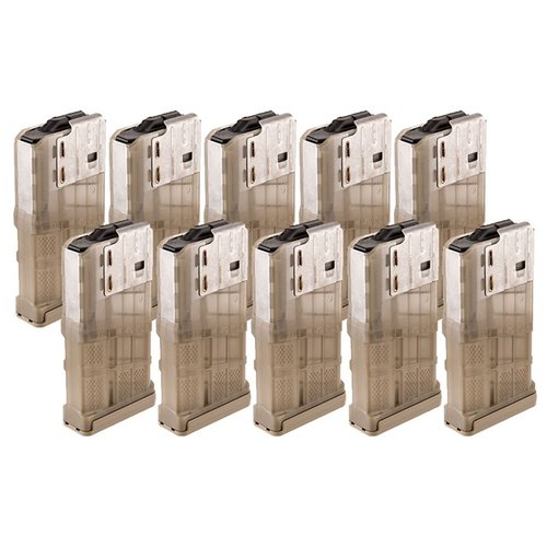 .308 magazynki L7AWM od Lancer Systems są lekkie, wytrzymałe, z stalowymi wargami i regulowanym odpływem, idealne do różnych systemów broni.