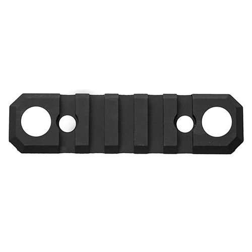 Grovtec KeyMod Rail Push Button Base to 5-slotowa sekcja Picatinny, która zwiększa możliwości montażu akcesoriów na Twoim rękojeści KeyMod™.