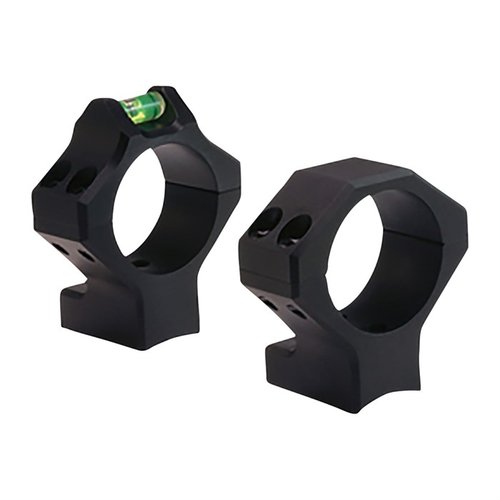 Hawkins Precision Long-Range Hybrid Rings to lekkie, wytrzymałe pierścienie o 25 MOA, idealne do lekkich karabinów myśliwskich, wykonane z 6061 aluminium.