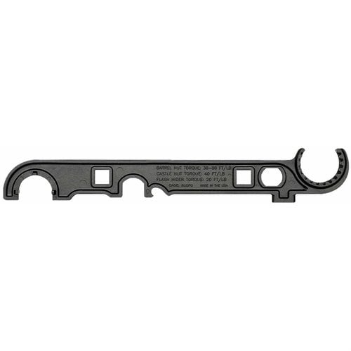 Uniwersalny klucz AR Professional Armorer's Wrench od Midwest Industries wykonany z wytrzymałej stali 4140, idealny do konserwacji i montażu karabinów AR 5.56 i 7.62.