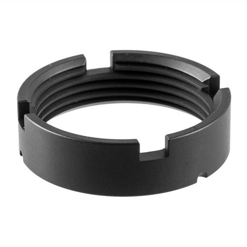 Zamek AR-15 z tytanu klasy 5, kompatybilny z Mil-Spec, waży tylko 9,7 g, z otworem do łatwego montażu za pomocą narzędzi AR Multi Tool. Wyprodukowano w USA.