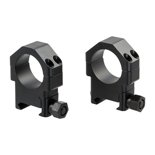 Ringi TSR-W wykonane z precyzyjnie obrabianej stali, zapewniają maksymalny kontakt z lunetą, stabilność podczas odrzutu i łatwą regulację krzyża.