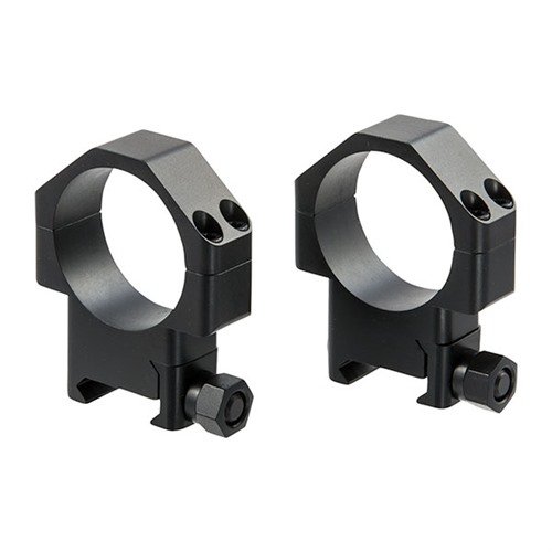 Pierścienie TSR-W wykonane z precyzyjnie obrobionej stali, zapewniają maksymalne trzymanie lunety i łatwe ustawienie reticle bez obracania się.