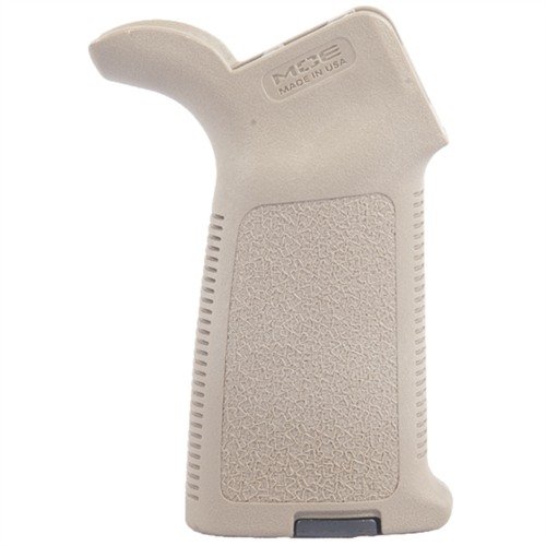 Grip MOE od Magpul zapewnia wygodny chwyt, trwałą konstrukcję z wysokiej jakości polimeru oraz możliwość dostosowania do MIAD Grip Cores.