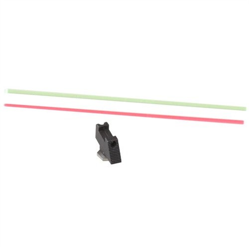 Wysokiej jakości FIBER OPTIC FRONT SIGHTS do GLOCK®, zapewniające szybkie celowanie dzięki wymiennym włóknom optycznym w kolorze czerwonym lub zielonym.