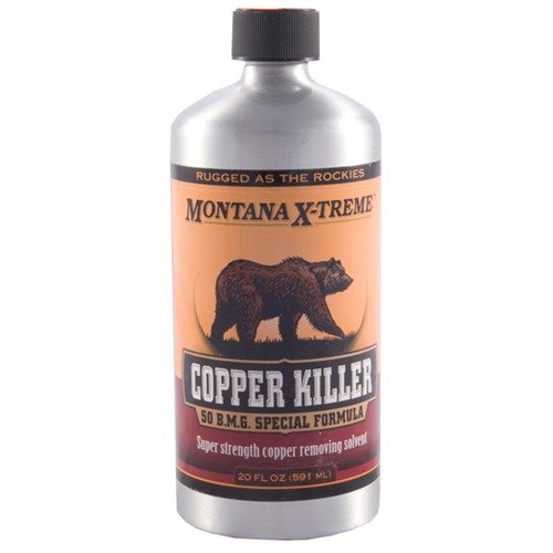 MONTANA X-TREME™ COPPER KILLER to wyjątkowy środek czyszczący, usuwający trudne zanieczyszczenia miedzi, bezpieczny dla broni i nie zawierający kwasów ani aminy.