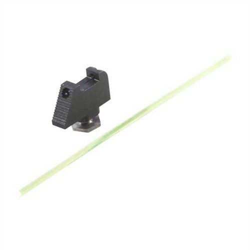 Wysokiej jakości FIBER OPTIC FRONT SIGHTS do GLOCK®, zaprojektowane dla szybkiej akwizycji celu, z wymiennymi włóknami optycznymi w kolorze czerwonym lub zielonym.