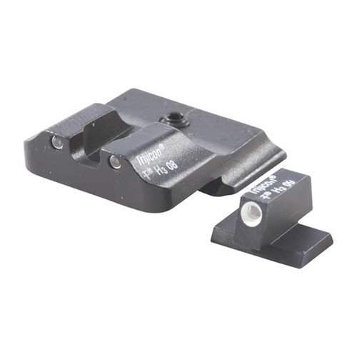 Zestaw celowników S&W M&P Tactical Night Sight zapewnia szybkie celowanie dzięki stalowej konstrukcji, różnorodnym konfiguracjom i samonawświetlającym Tritium.