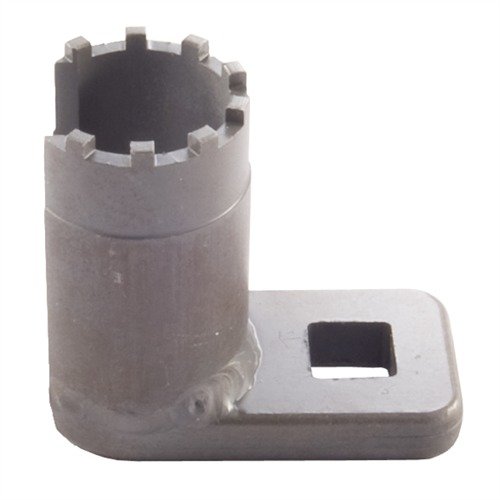 Dedykowany klucz Armorer do Colt LE6940 umożliwia łatwe usuwanie i instalację nakrętki lufy, wykonany z trwałej stali, idealny dla profesjonalistów.