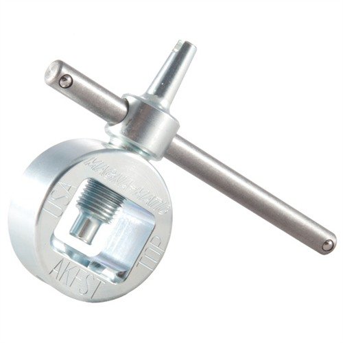 Narzędzie MAGNA-MATIC z hartowanej stali umożliwia szybkie i precyzyjne regulacje wysokości oraz w windage w różnych karabinach AK, bez dodatkowych narzędzi.