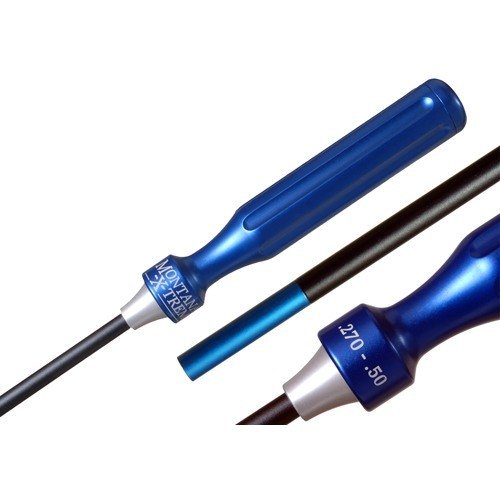 Jednoczęściowe, pokryte stalowe pręty do czyszczenia broni, które nie wyginają się, zapewniają doskonałą kontrolę i ochronę lufy, idealne do kalibrów 27-50.