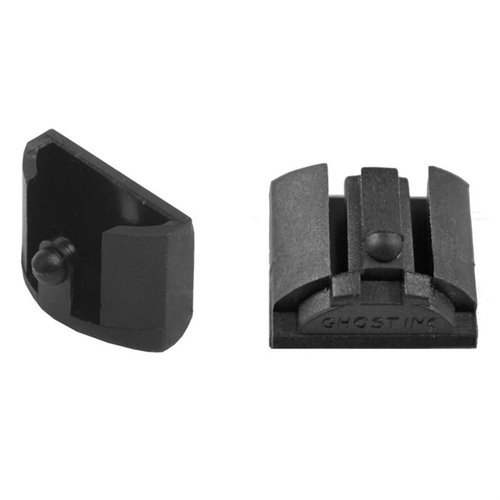 Zestaw GHOST Grip Plug do GLOCK Gen 4 blokuje zanieczyszczenia, umożliwia szybsze ładowanie i łatwiejsze usuwanie magazynków w trudnych warunkach.