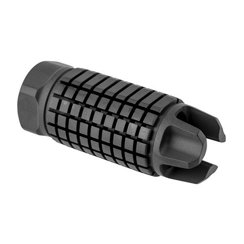 AFAB Hybrid Muzzle Brake 22 kal. łączy funkcje tłumika i kompensatora, redukuje odblask i wstrząsy, wykonany z wytrzymałej stali nierdzewnej z powłoką Ionbond.