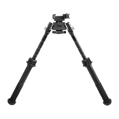 Bipod PSR Atlas zapewnia stabilność dzięki nieobracającym się nogom, 5 pozycjom nóg oraz wzmocnionym wewnętrznym nogom, wykonany z aluminium 6061-T6.