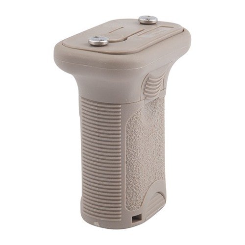 KEYMOD BCMGUNFIGHTER SHORT VERTICAL GRIP to szybkozłączny uchwyt o niskim profilu, zapewniający naturalny kąt nadgarstka, lepszą kontrolę i przechowywanie w gripie.