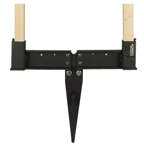 HURRICANE TARGET STAND to stabilny stojak na cele papierowe i tekturowe, odporny na silny wiatr i trudne warunki pogodowe, z regulowaną szerokością 18