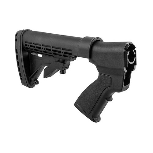 KickLite Tactical Buttstock do Remington 870 redukuje odczuwalny odrzut o 40-50%, poprawia celność i komfort strzelania dzięki ergonomicznemu uchwytowi.
