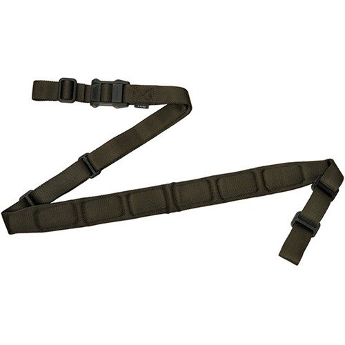 MS1 PADDED SLING od MAGPUL to nowoczesny, wygodny pas do broni z wytrzymałą, nieprzesuwającą się wkładką z pianki, zapewniający maksymalny komfort noszenia.