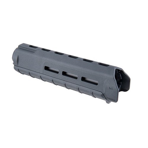 Magpul MOE M-LOK Hand Guards do AR-15/M16 w średniej długości, wykonane z lekkiego i wytrzymałego polimeru, z miejscami M-LOK do mocowania akcesoriów.