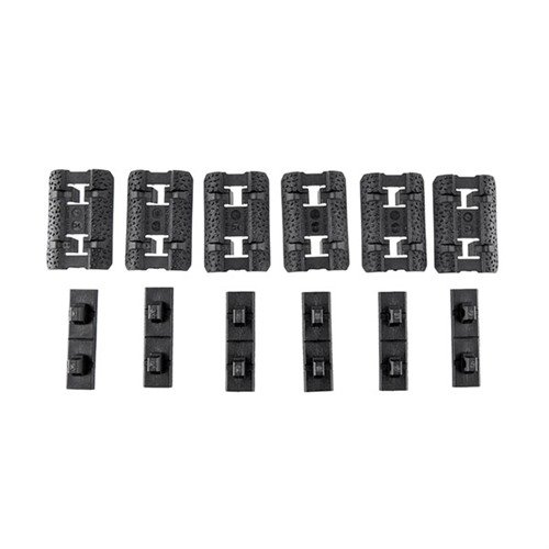 Pokrywy M-LOK Type 2 od MAGPUL są niskoprofilowe, łatwe w montażu, oferują dodatkowy chwyt i możliwość personalizacji kolorów. Zawierają 6 paneli.