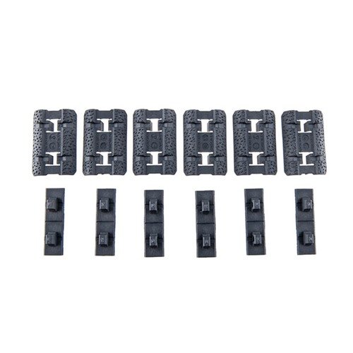 Pokrywy M-LOK Type 2 od MAGPUL są niskoprofilowe, łatwe w montażu, zapewniają dodatkowy chwyt i możliwość personalizacji kolorów, idealne do systemów M-LOK.