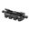 KINETIC DEVELOPMENT GROUP M-LOK RAIL 3 SLOT PICATINNY ALUMINUM BLACK 1.68"