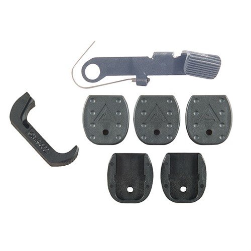 Zestaw Vickers Glock Accessory Pack-GEN 4 oferuje łatwy dostęp do magazynków, wytrzymałe podkładki i poprawioną ergonomię, co przyspiesza ładowanie.