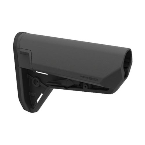 Magpul MOE SL-S to zwrotna kolba do AR-15 z miejscem na baterie, oferująca smukły profil, optymalny komfort strzelania i wodoodporne przechowywanie.