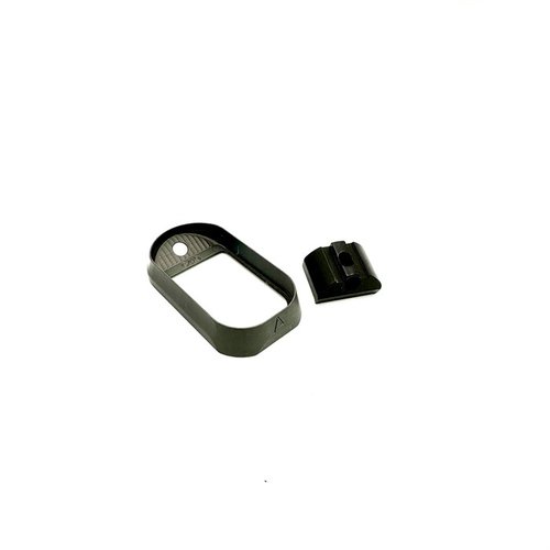 Minimalist magwell do GLOCK® GEN 4, ułatwiający wprowadzanie magazynków i poprawiający ergonomię, z szybkim montażem i kompatybilnością z różnymi bazami.