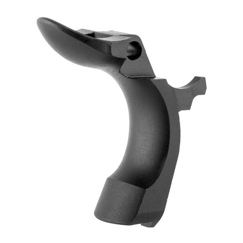 Beavertail Grip Safety Harrison Design zapewnia precyzyjne dopasowanie, eliminując potrzebę spawania, co ułatwia montaż i poprawia estetykę broni.