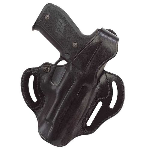 Holster Galco Cop 3 Slot ™ wykonany z premium cowhide, z regulowanym napięciem, zapewnia komfortowy noszenie w pozycji strong side i crossdraw.