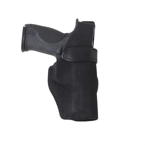 WRAITH HOLSTERS dla Glock® 26 oferuje szybki chwyt dzięki paskowi zabezpieczającemu, a także łatwe wkładanie dzięki wzmocnionemu otworowi i lekkiej cant.
