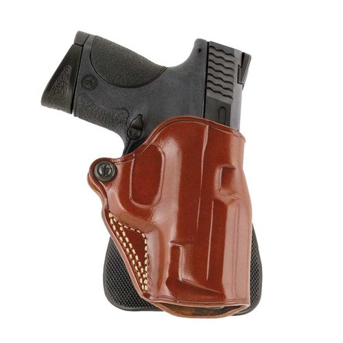 SPEED PADDLE HOLSTERS to wygodny, skórzany uchwyt na Glock® 26, który zapewnia szybki dostęp, bezpieczeństwo i łatwe zakładanie bez zdejmowania pasa.