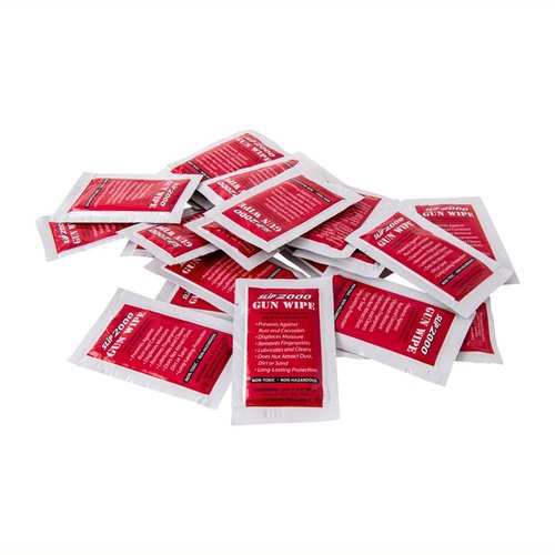 SLIP 2000 Gun Wipe 20-pack to doskonałe waciki do konserwacji broni, chronią przed rdzą, usuwają odciski palców i nie przyciągają kurzu.