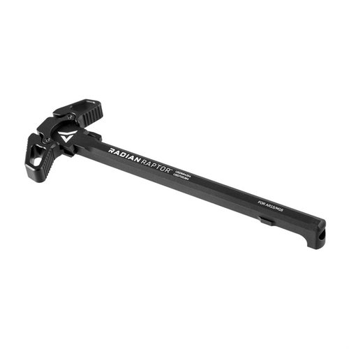 Raptor™ to rewolucyjny, ambidextrous charging handle z USA, wykonany z aluminium 7075, umożliwiający szybkie i płynne ładowanie broni z obu stron.