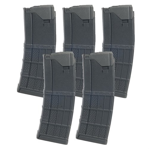 Magazynek AR-15 30RD L5AWM wykonany z lekkiego polimeru, odporny na ekstremalne warunki, zapewnia płynne podawanie amunicji i wytrzymuje upadki.