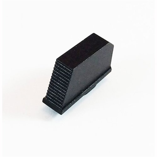 Wysoka muszka 10-8 Performance do GLOCKa umożliwia celowanie z tłumikiem i współpracę z optyką, zapewniając doskonałą widoczność i komfort strzelania.