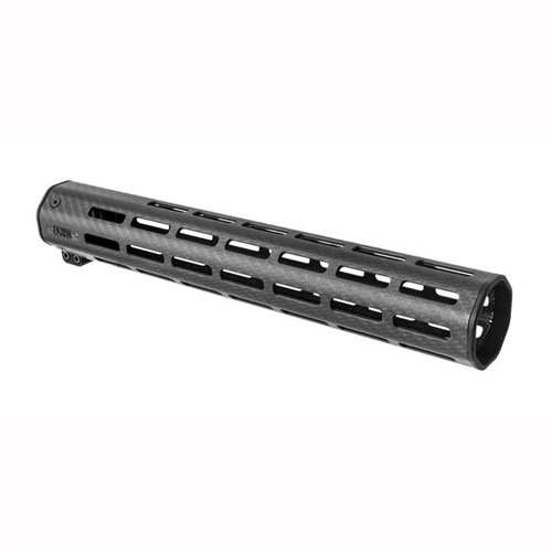 Lekki rękojeść Faxon Firearms Streamline z włókna węglowego jest mocniejszy od aluminium, oferując 8 rzędów M-LOK do montażu akcesoriów oraz doskonałą sztywność.