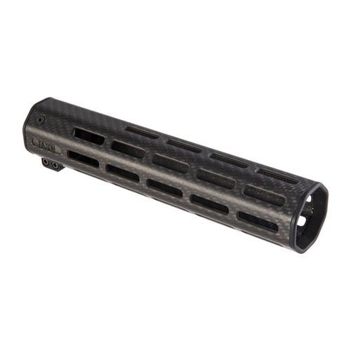 Lekki i wytrzymały handguard Faxon Firearms Streamline z włókna węglowego, oferujący 8 rzędów M-LOK do montażu akcesoriów i doskonałą sztywność.