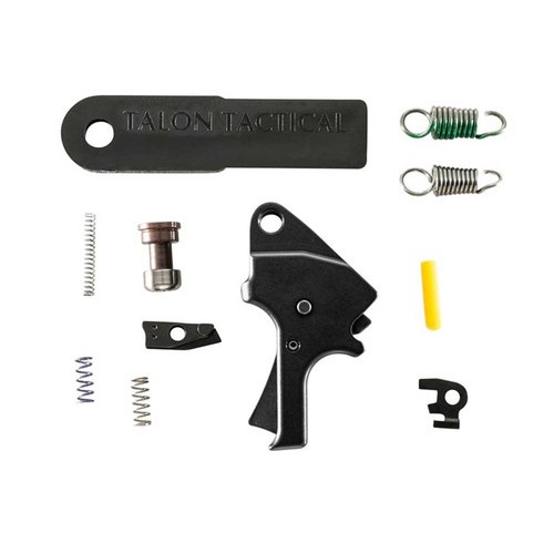 Zestaw spustu Apex Tactical S&W M&P M2.0 Flat-Faced Forward Set Trigger Kit oferuje lżejszy, gładszy i bardziej spójny ruch spustu oraz szybsze strzały.